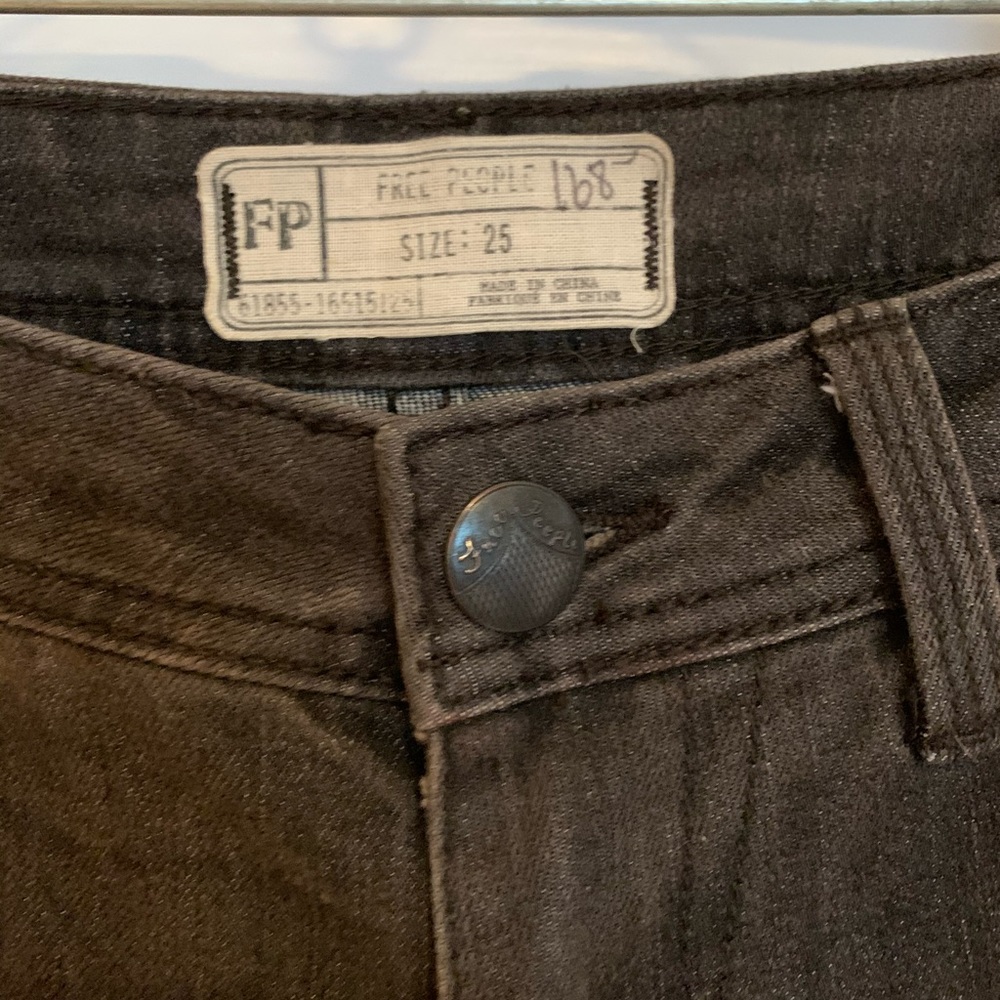 Free People Grey Embellished skinny jeans - Picture 8 of 12
